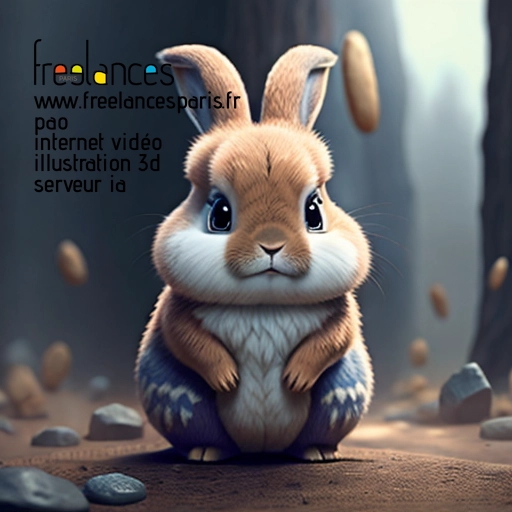 Pao internet vidéo illustration 3d serveur intelligence générative freelance paris studio de création 5T1TQNR0